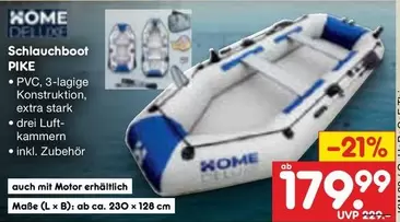 Deluxe - Schlauchboot PIKE