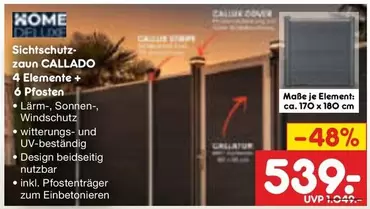 Deluxe - Sichtschutz-zaun CALLADO