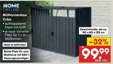 Ideal - Mülltonnenbox Cubo