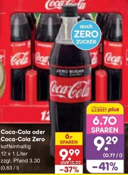Coca Cola - Coca-Cola oder Coca-Cola Zero