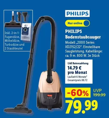 Philips - Bodenstaubsauger Modell "2000 Series" XD2152/22"