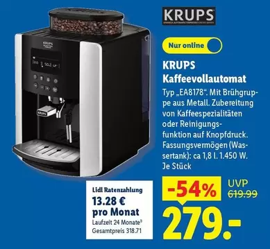 Kaffeevollautomat Typ "EA8178"