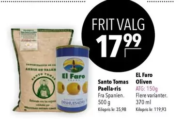 Santo Tomas Paella-ris
