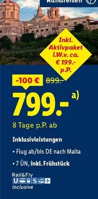 Malta Rundreisen