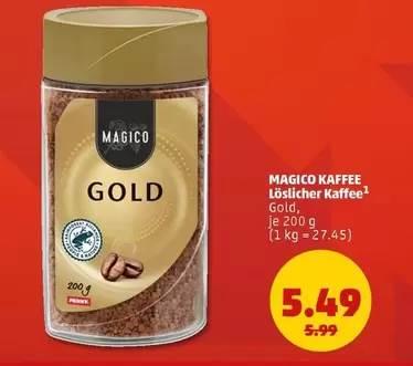Gold - Löslicher Kaffee