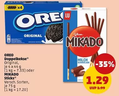Oreo - Doppelkekse Original or Sticks