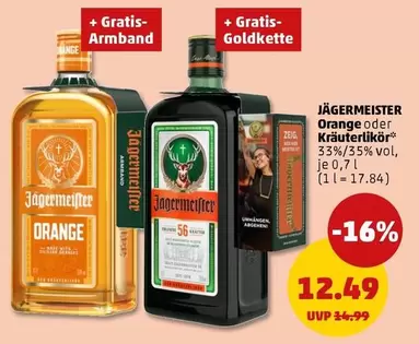 Orange - Jägermeister oder Kräuterlikör