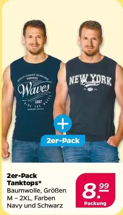 Coast - 2er-Pack Tanktops