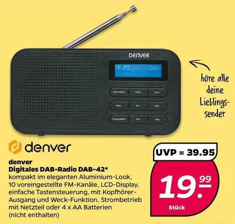 Digitales DAB-Radio DAB-42