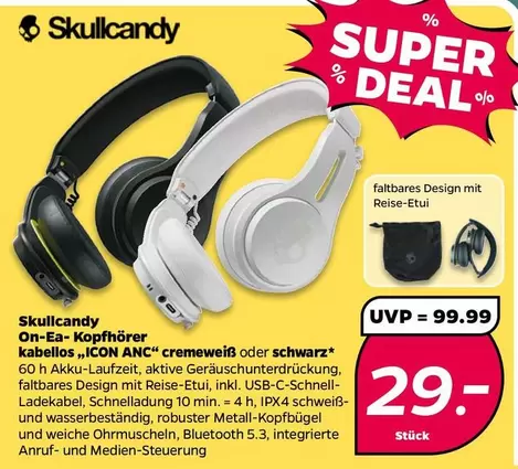 On-Ear Kopfhörer kabellos
"ICON ANC"