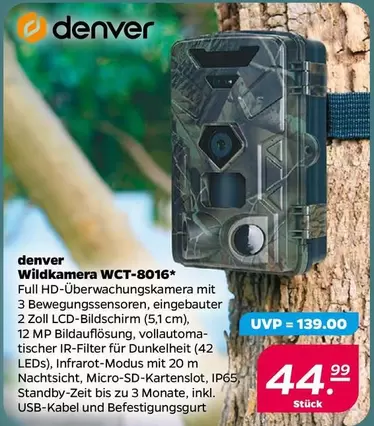 Wildkamera WCT-8016