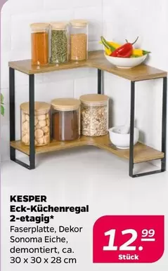 Eck-Küchenregal 2-etagig