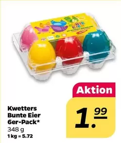 Bunte Eier 6er-Pack