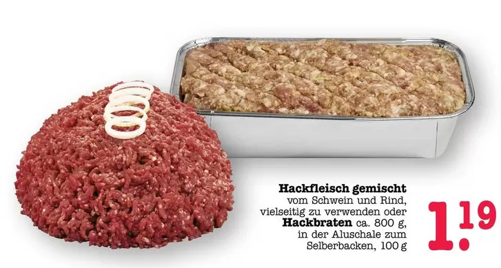 Hackfleisch gemischt