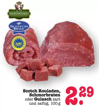 Scotch Rouladen, Schmorbraten oder Gulasch