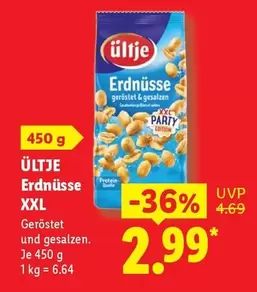 Erdnüsse geröstet & gesalzen