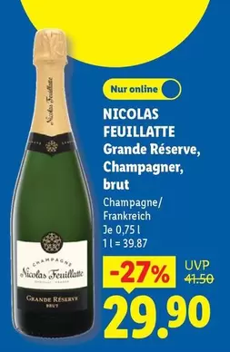 Grande Réserve, Champagner, brut