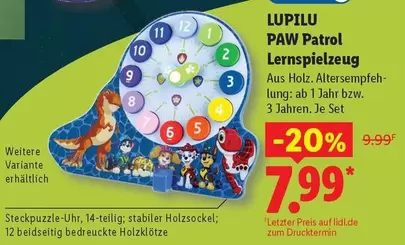 Paw Patrol - Lernspielzeug
