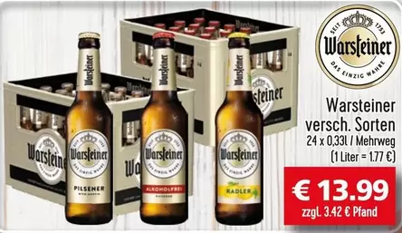 Warsteiner - versch. Sorten