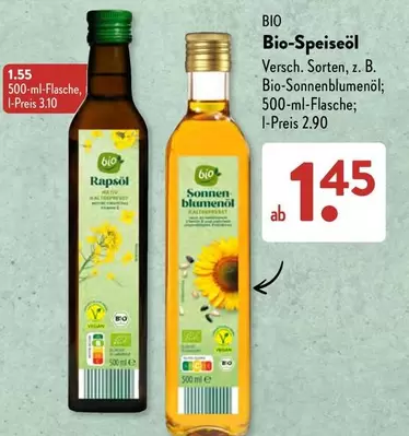 Bio - -Speiseöl