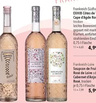 Bose - Franckreich-Südfrankreich EXHİB Côtes de Thau Cape d'Agde Rosé trocken