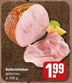 Butter schinken gebacken