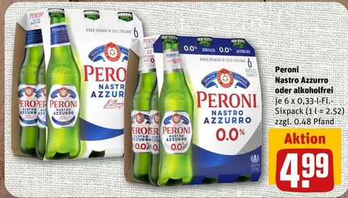 Peroni - Nastro Azzurro oder alkoholfrei