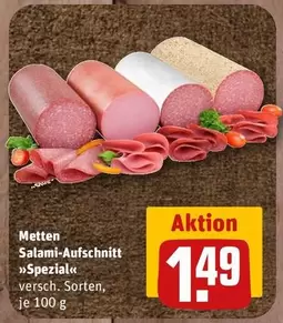 Metten Salami-Aufschnitt "Spezial"