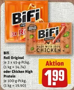 Roll Original oder Chicken High Protein