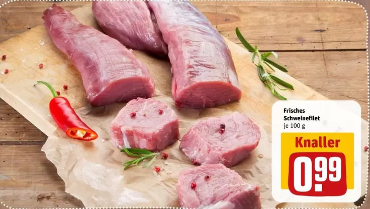 Frisches Schweinefilet