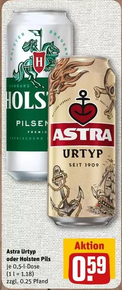 Astra - Urtyp oder Holsten Pils