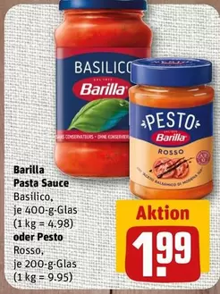 Barilla - Pasta Sauce Basilico, or Pesto Rosso