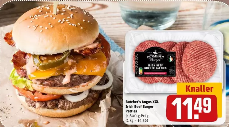 Irish Beef Burger Patties