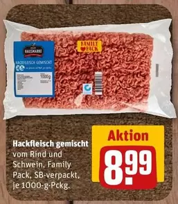 Hackfleisch gemischt vom Rind und Schwein