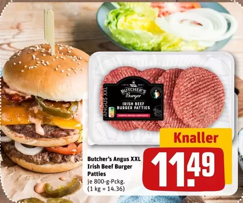Irish Beef Burger Patties