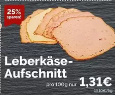 Leberkäse-Aufschnitt