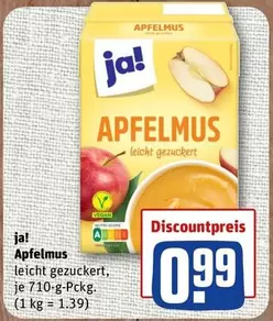 Apfelmus leicht gezuckert