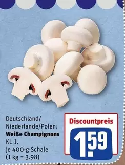 Weiße Champignons