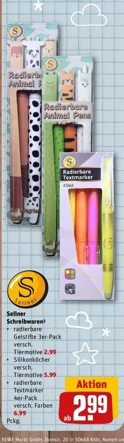 Radierer Animal Pens
