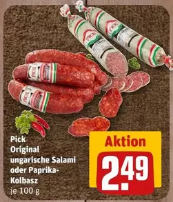 ungarische Salami oder Paprika-Kolbász