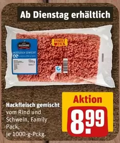 HACKFLEISCH GEMISCHT VOM RIND UND SCHWEIN