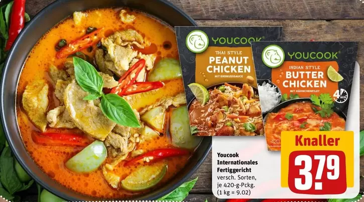 Peanut Chicken, Butter Chicken