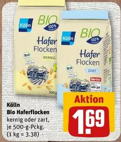 Bio -  Haferflocken kernig oder zart