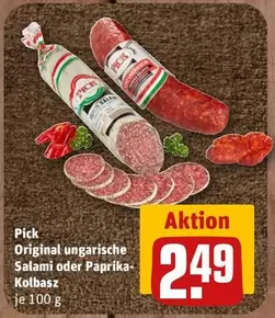 Original ungarische Salami oder Paprika-Kolbász