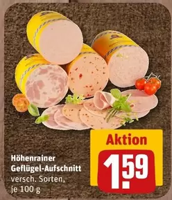 Geflügel-Aufschnitt versch. Sorten