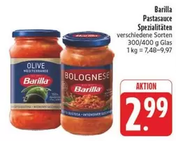 Barilla - Pastasauce Spezialitäten