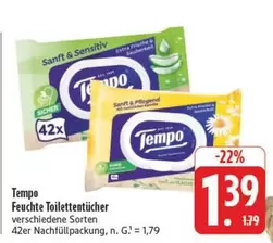 Feuchte Toilettentücher