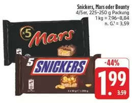 Snickers - , Mars oder Bounty