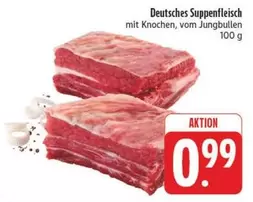 Deutsches Suppenfleisch mit Knochen