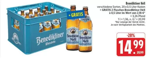 Wert - Benediktiner Hell
